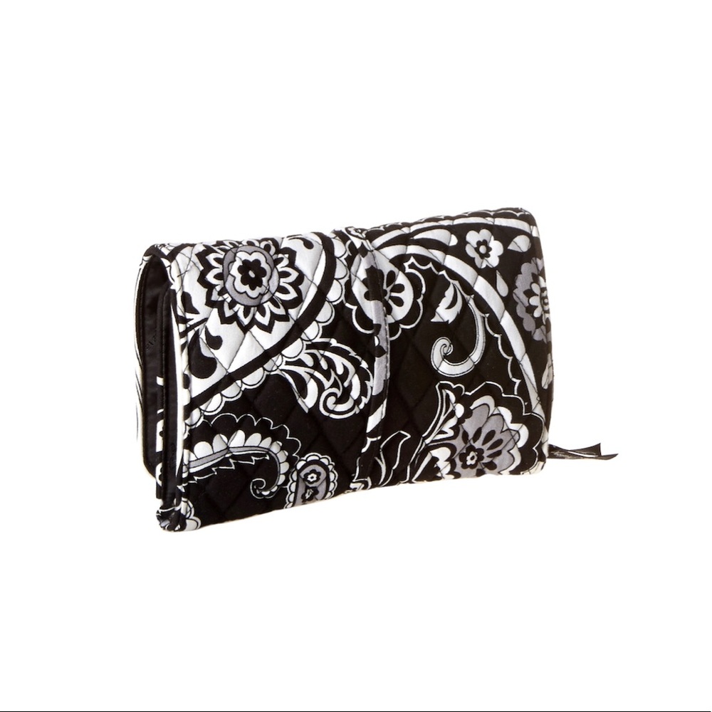 Vera Bradley Midnight Paisley Jewelry Travel Bag